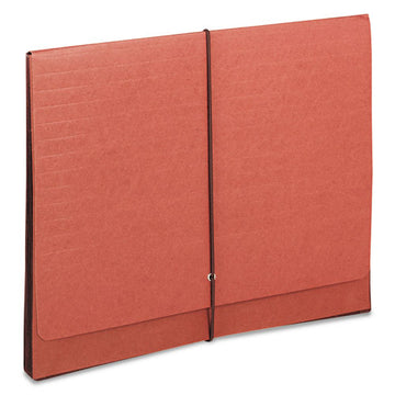 Smead® Tuff Expanding Wallets W- Elastic Cord, 5.25" Expansion, 1 Section, Legal Size, Redrope freeshipping - TVN Wholesale